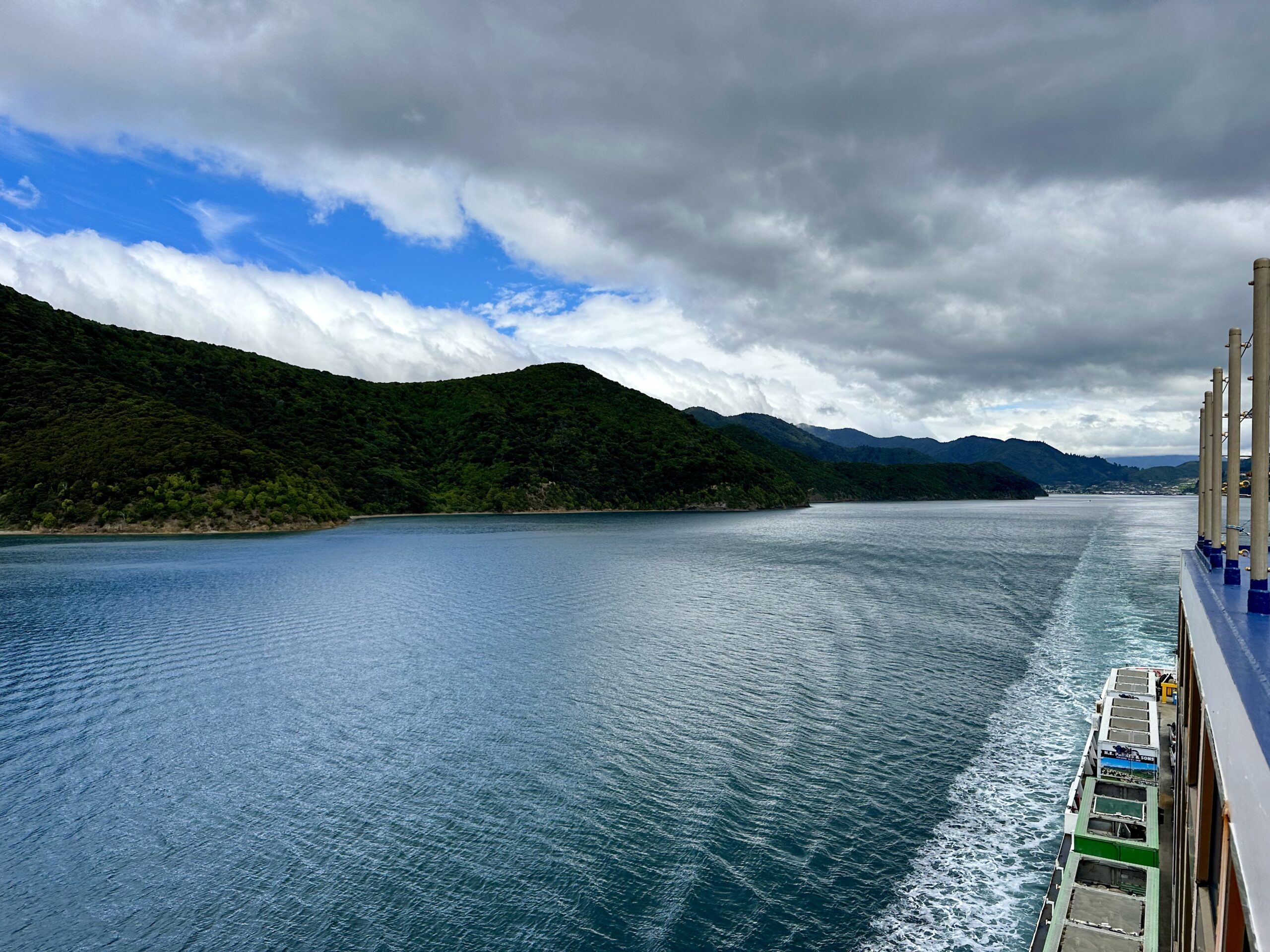 Küstenroute und Fährfahrt nach Wellington