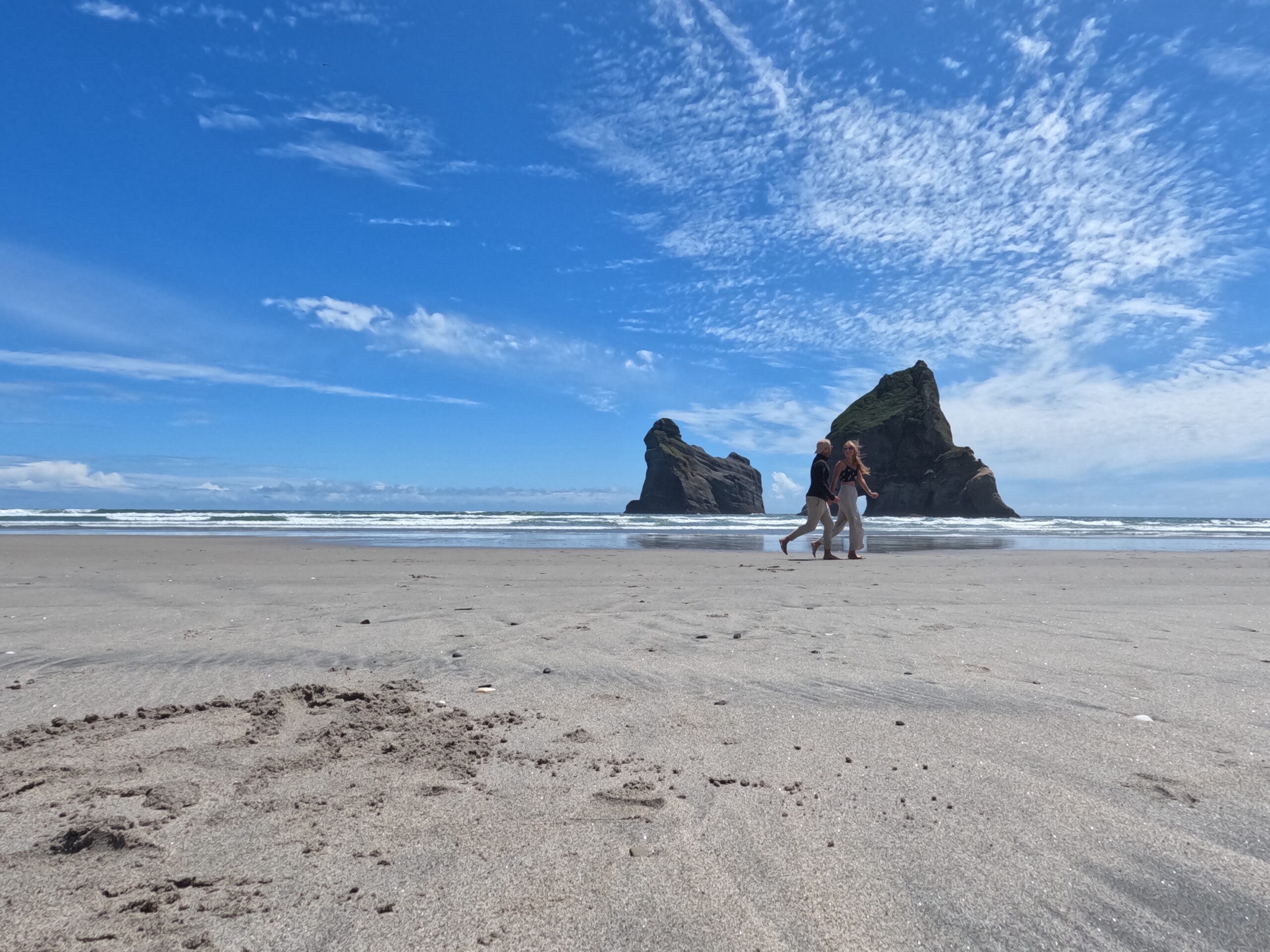 Dünenwanderung am Wharariki Beach mit Windows 10