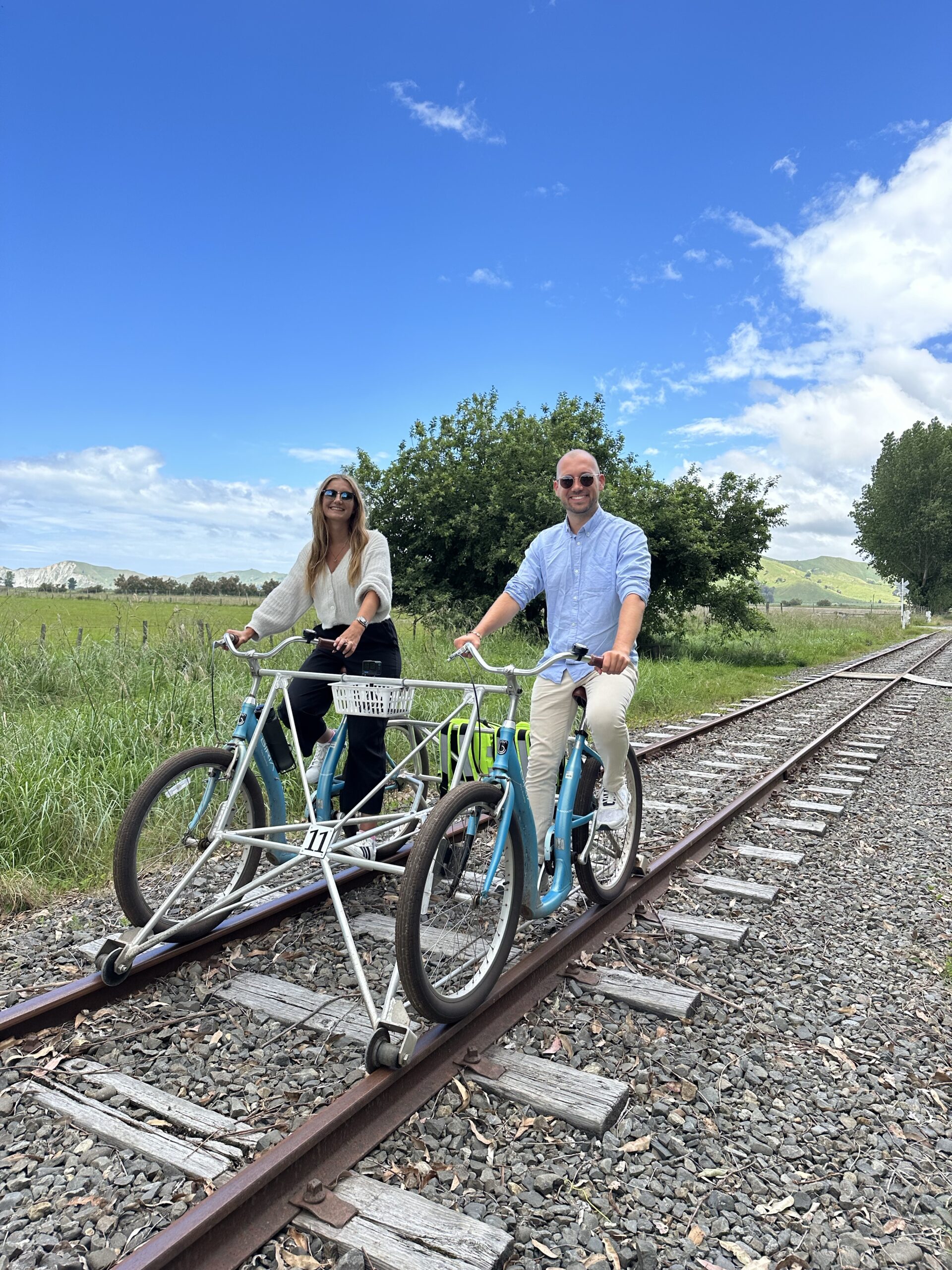 Railbiking in Gisborne