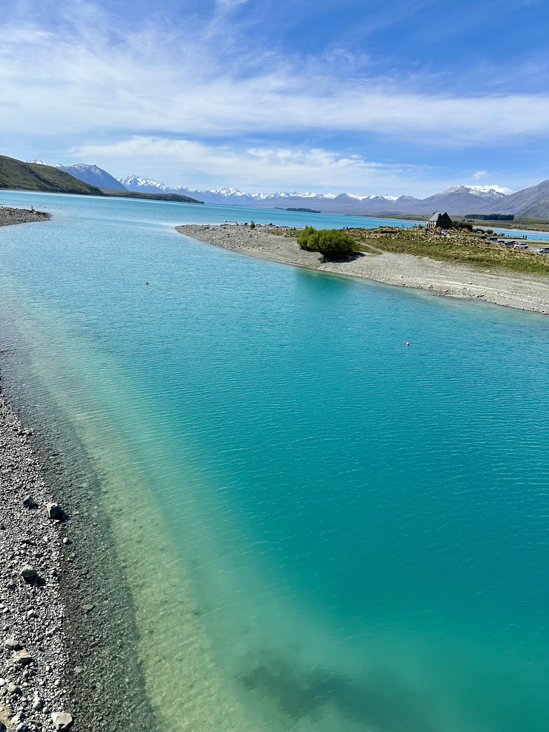 Sonnenstrahlen und Seeblicke: Ein Tag am malerischen Lake Tekapo