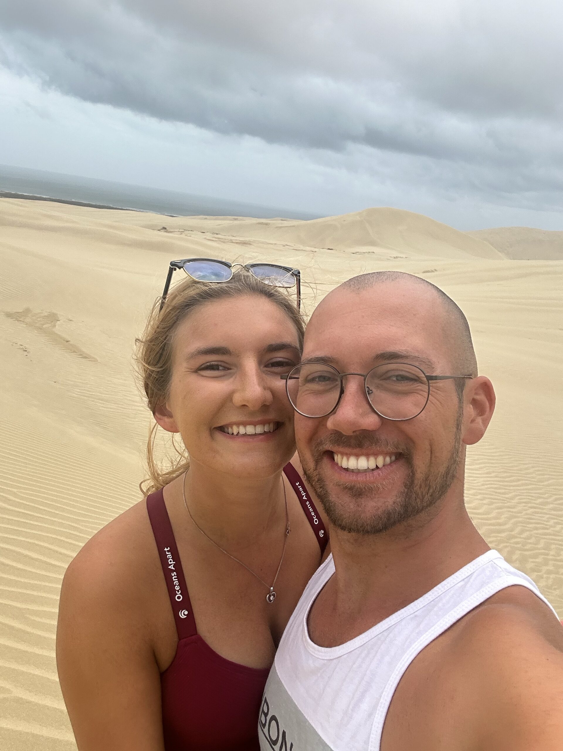 Surfing auf den Giant Sand Dunes